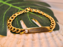 Load image into Gallery viewer, Engraved Bermuda Men’s Bracelet