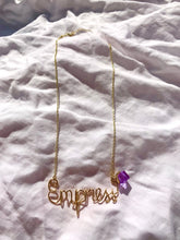 Load image into Gallery viewer, Square Birthstone Necklace