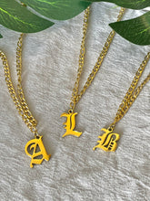 Load image into Gallery viewer, Figaro Initial Necklaces
