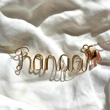 Load image into Gallery viewer, Square Birthstone Necklace