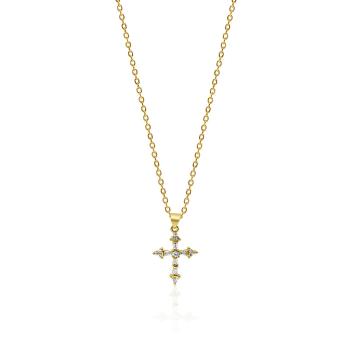 Crystal Cross Necklace