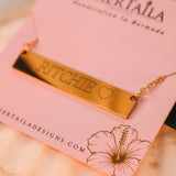 Custom Engraved Necklace