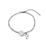 Initial Cross Bracelet