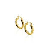 Mini Classic Gold Hoops