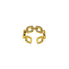 Load image into Gallery viewer, Diamond Chain Link Ring
