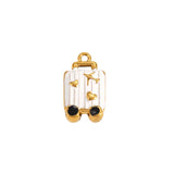 White luggage Charm (Charm Bar)