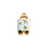 Blue Luggage Charm (Charm Bar)