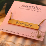 Engraved Bermuda Necklace