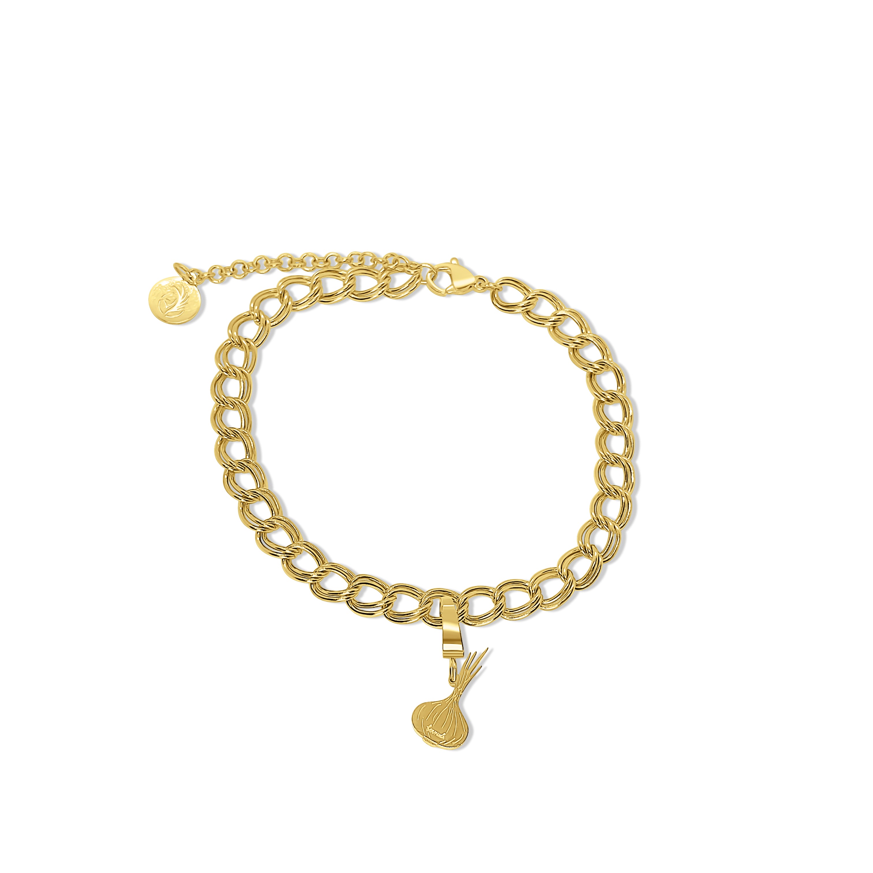 Bermuda charm bracelet with one island charm