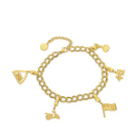 Bermuda Icons Charm Bracelet with all charms