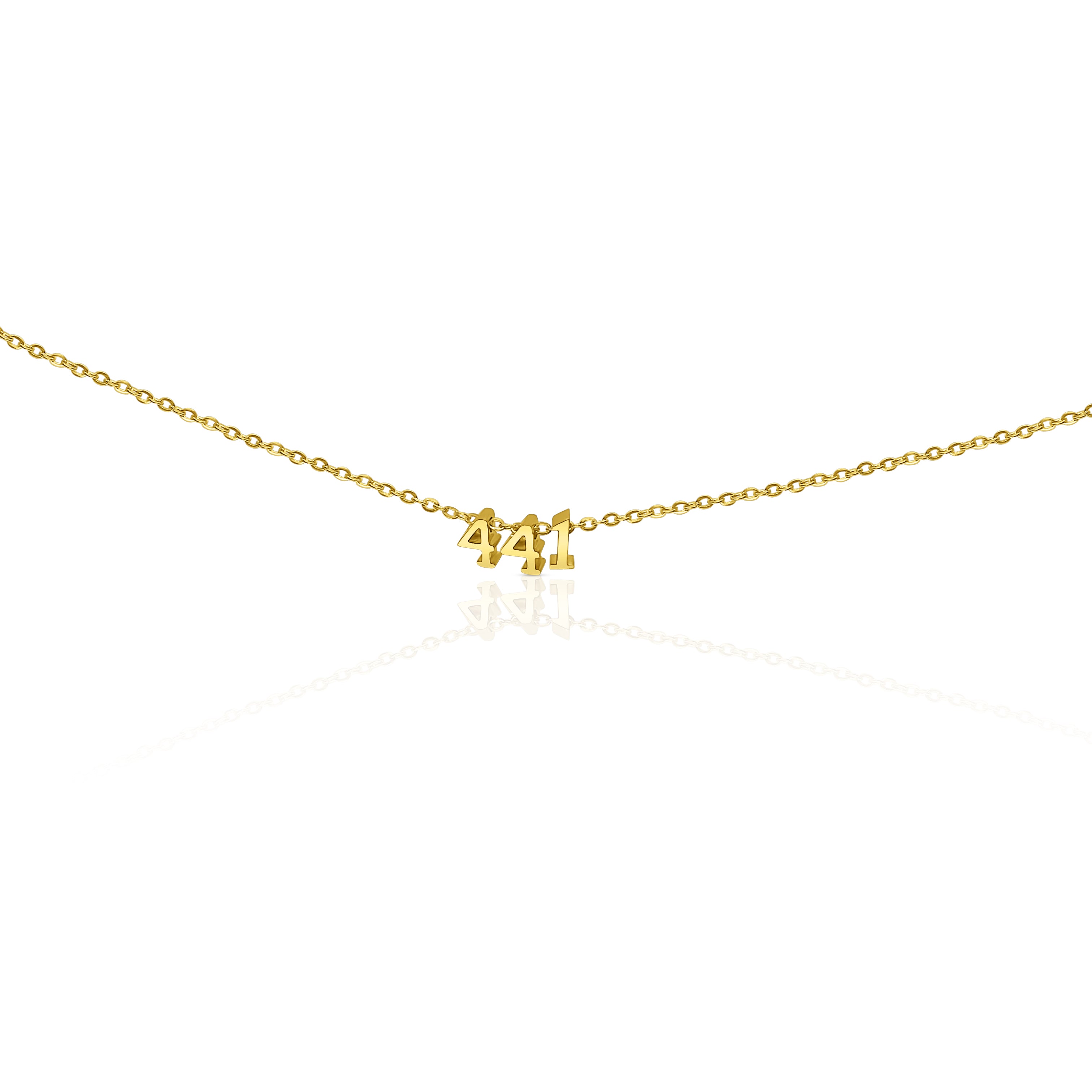 441 necklace inspired by Bermuda area code