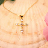 Crystal Cross Necklace