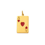 Ace Of Hearts Charm (Charm Bar)
