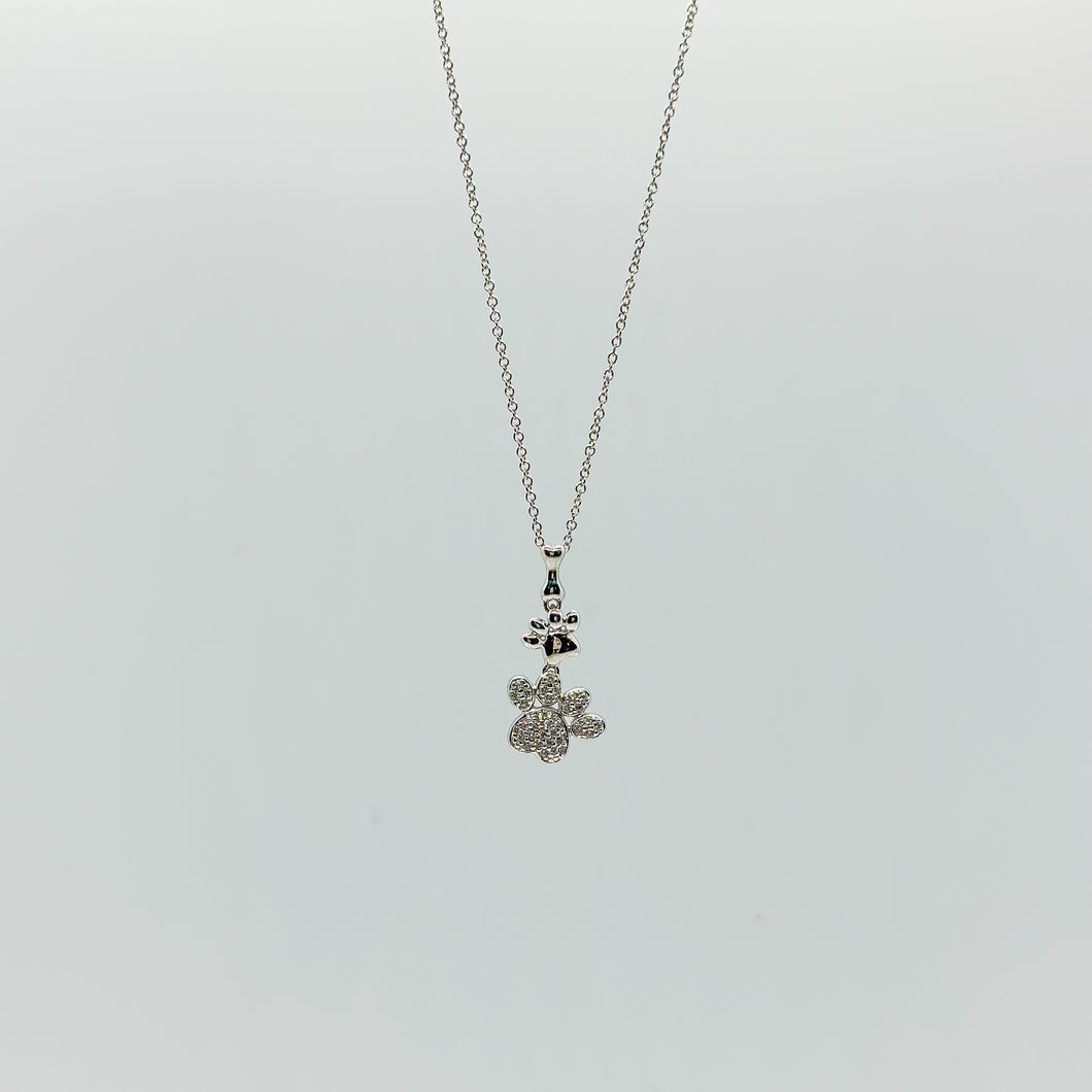 Paw Print Necklace