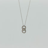 Teardrop Infinity Necklace