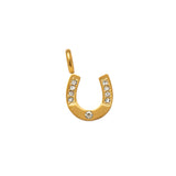 Diamond Horseshoe Charm (Charm Bar)
