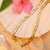 Classic Gold Figaro Chain 6mm