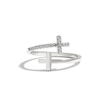 Load image into Gallery viewer, Double Cross Ring
