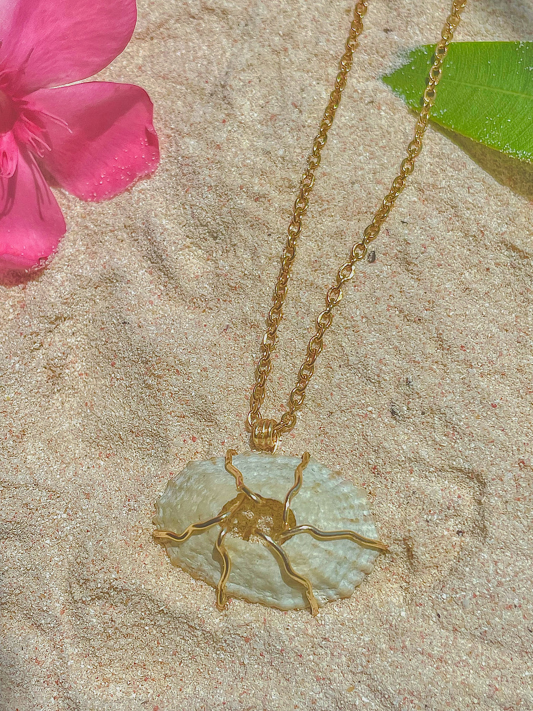 Natural Bermuda Shell Necklace (small)