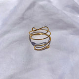 Yin-Yang Wire Ring